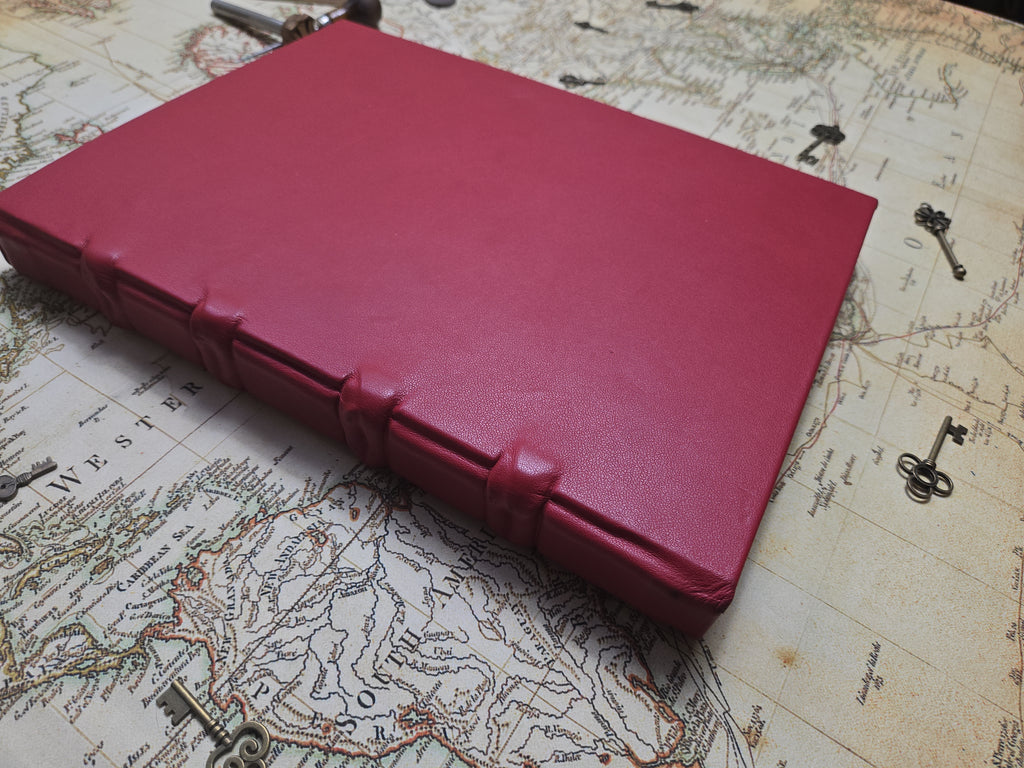 Carnet de croquis en cuir fait main – Grand