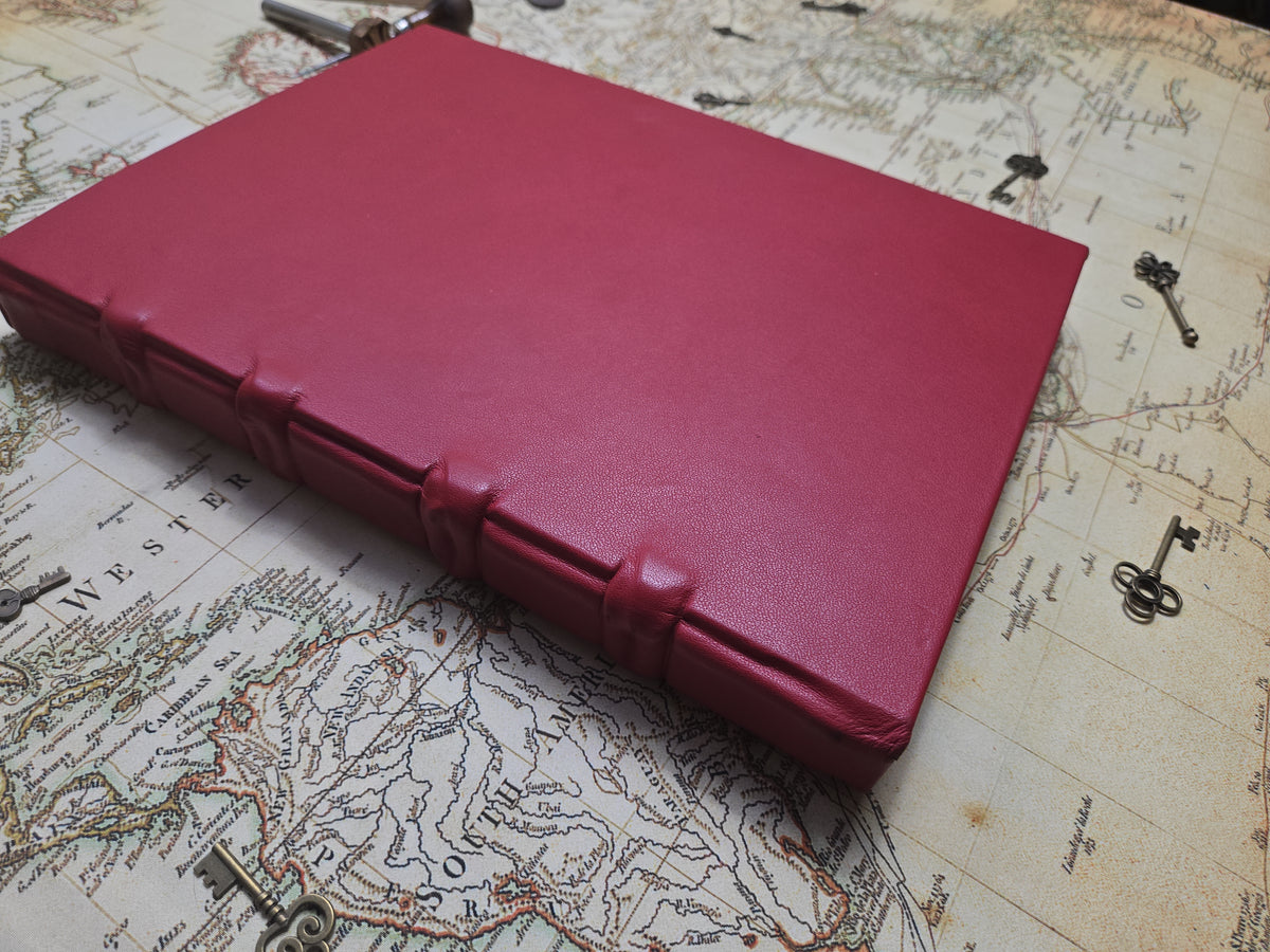Carnet de croquis en cuir fait main – Grand
