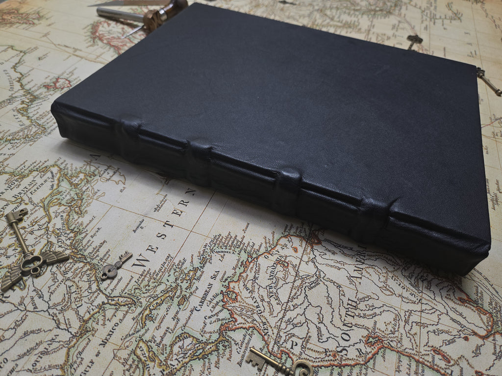 Handcrafted Leather Sketchbook – Large